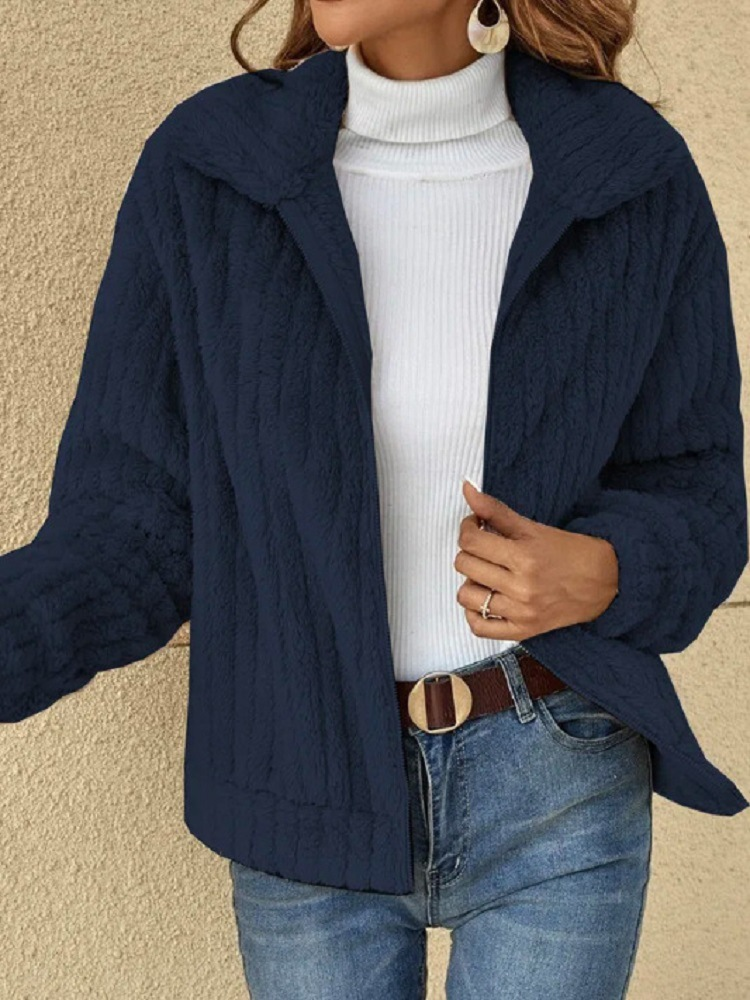 Drune | Fleece Jacke für Damen - Langarm