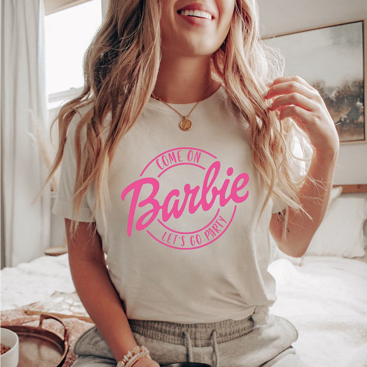 Drune | Retro Party Barbie Print T-shirt