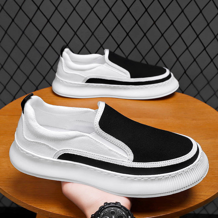 Damen Elegante Slip-On Sneakers mit hautfreundlichem Obermaterial und flexibler Sohle Drune
