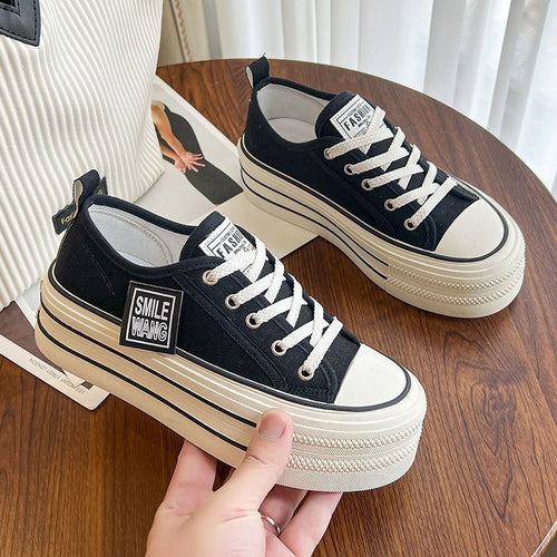 Damen Plattform Sneakers mit modischem Oversized-Style und hochkomfortabler Sohle Drune