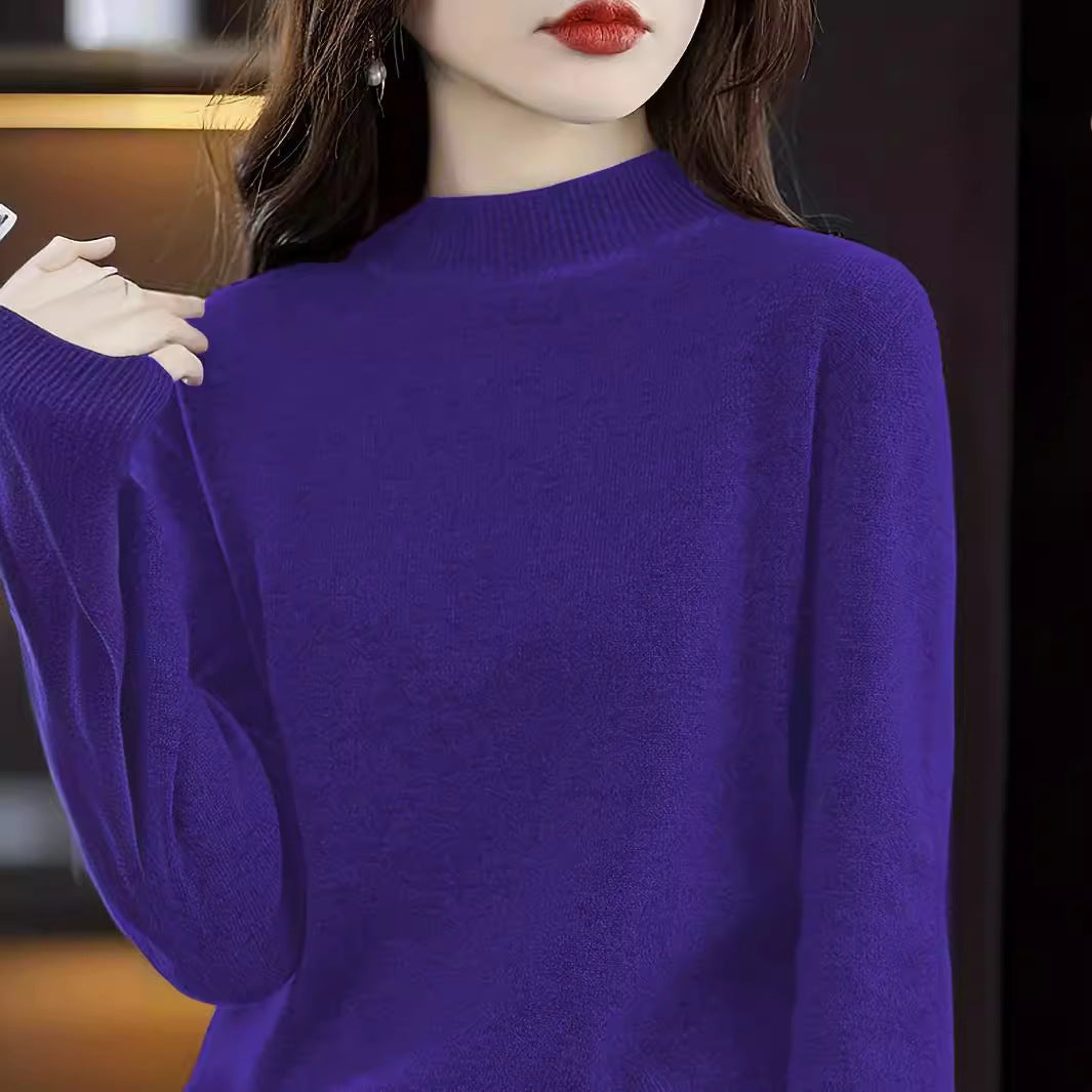 Damen kuscheliger Rollkragenpullover Drune
