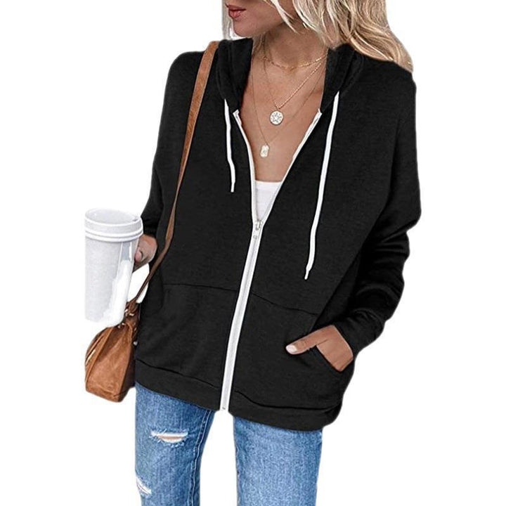 Drune | Damen Hoodie Mit Vollem Reißverschluss Und Taschen
