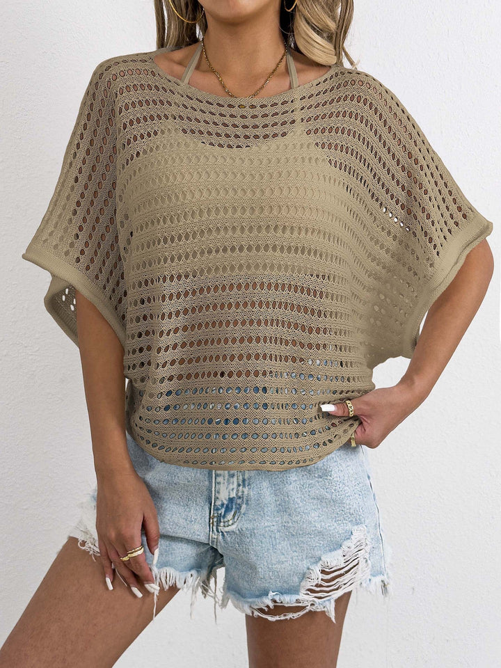 Damen luftiges Netz-T-Shirt Drune