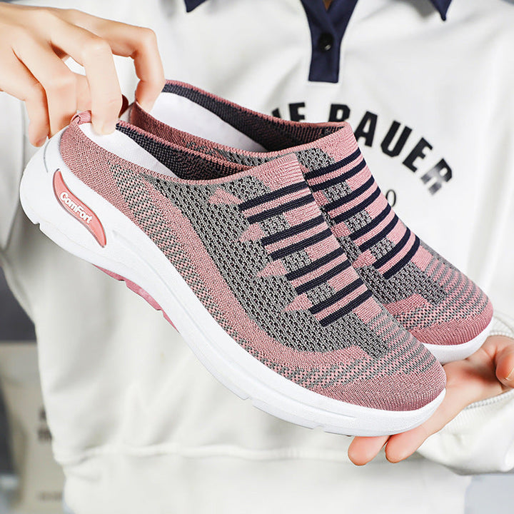 Damen Komfortable Slip-On Sneakers mit elastischem Obermaterial Drune