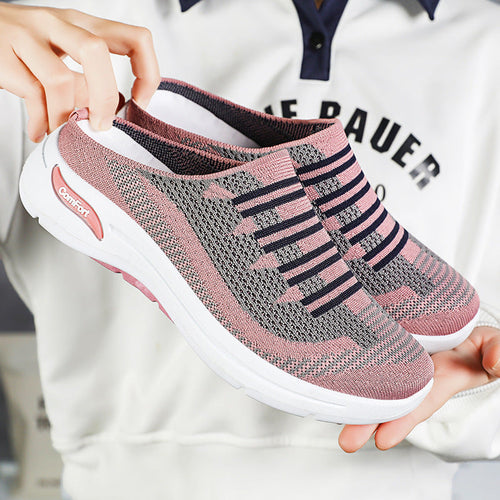 Damen Komfortable Slip-On Sneakers mit elastischem Obermaterial Drune
