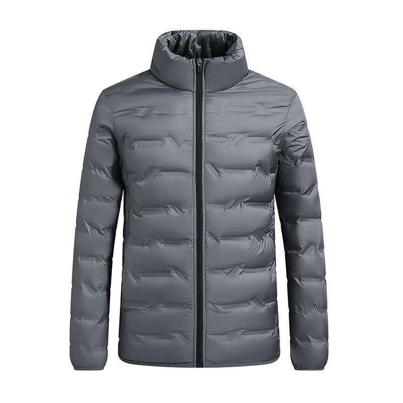 Herren leichte Steppjacke mit thermischer Füllung und Stehkragen Drune