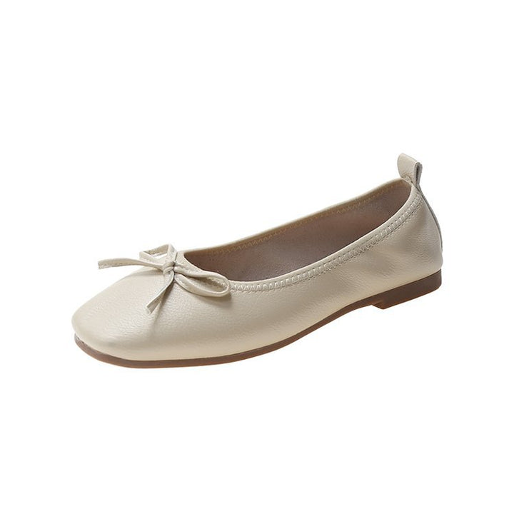 Damen Ballerinas mit elegantem Schleifen-Detail und hochwertigem Leder Drune