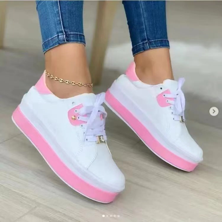 Damen Plateausneaker mit stilvollen Akzenten Drune