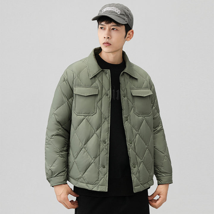 Herren Modische Steppjacke mit Taschen Drune