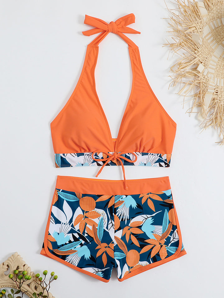 Damen Sportliches Bikini-Set mit verdecktem Bauch Drune