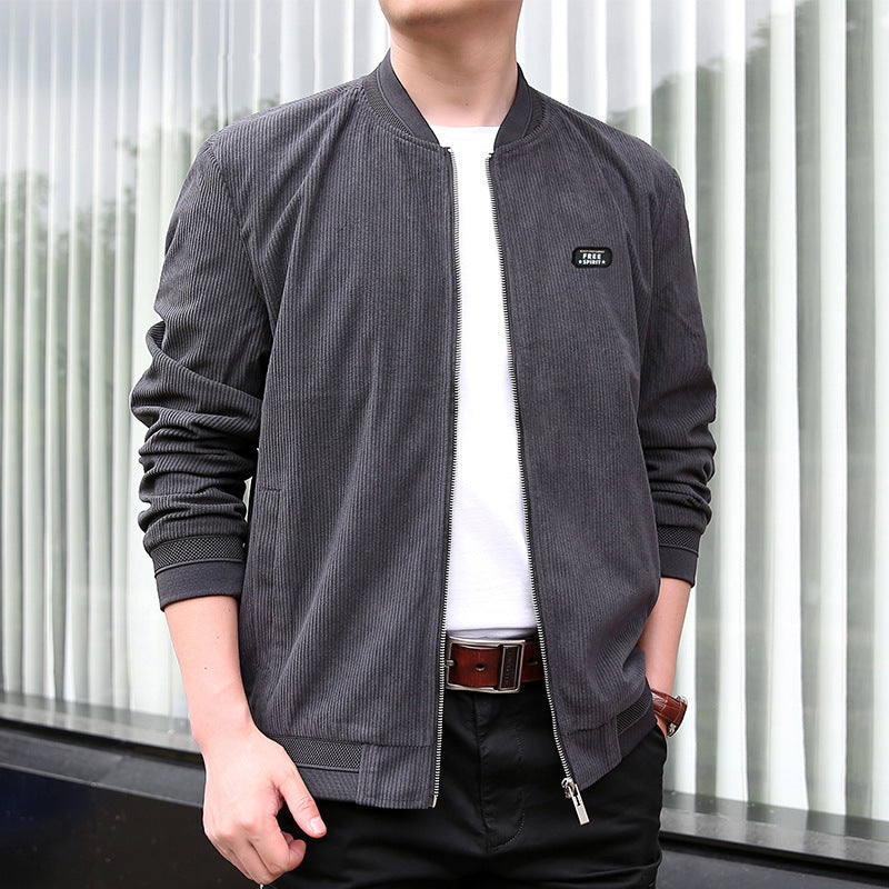 Herren Trendige Cordjacke Drune
