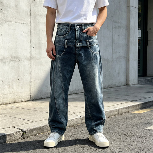 Damen Oversized Jeans Drune