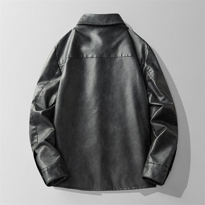 Herren Modische Lederjacke Drune 1787797546