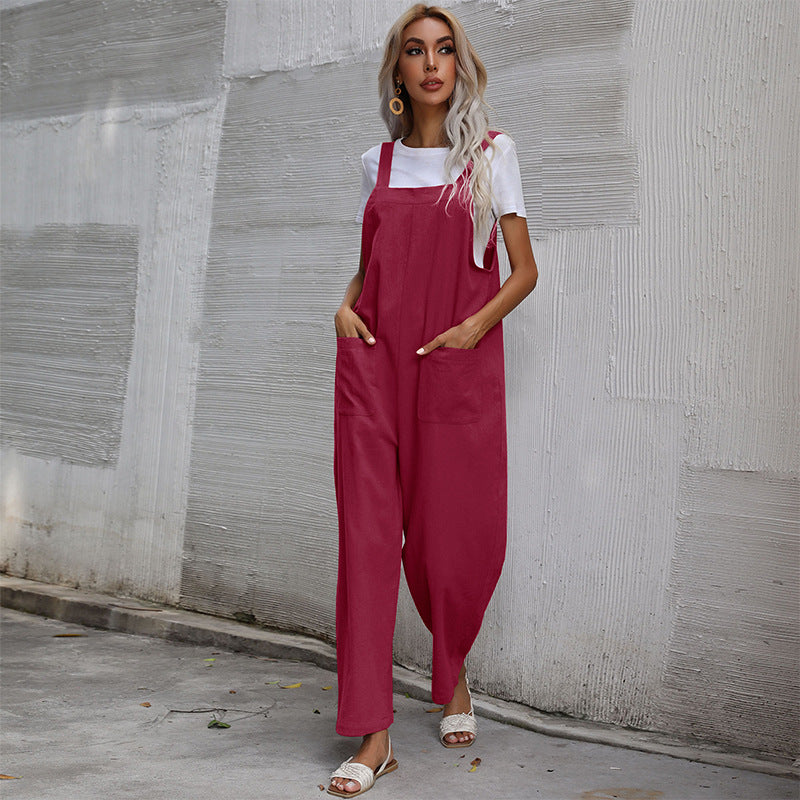 Damen Latzhose mit praktischen Taschen und bequemer Passform Drune