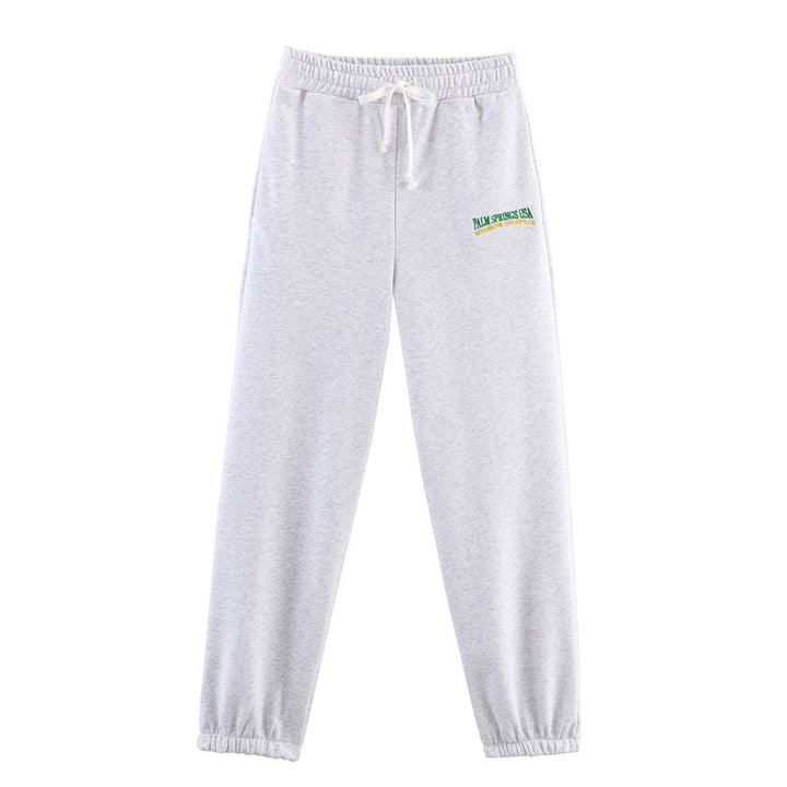 Damen Sportliche Sweatpants mit elastischem Bund und praktischem Logo Drune