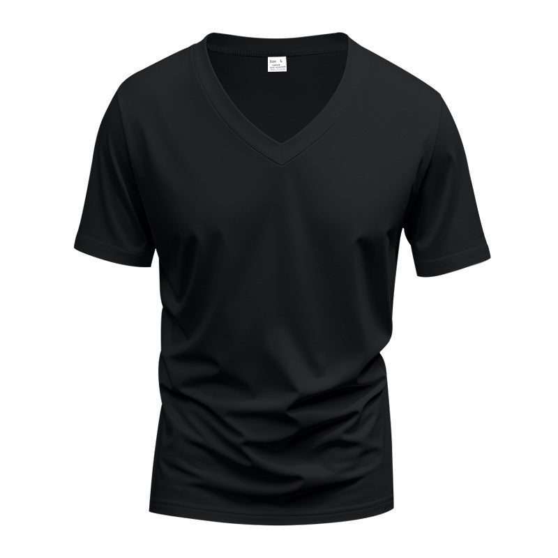 Herren Funktions-T-Shirt mit V-Ausschnitt aus atmungsaktivem Material Drune