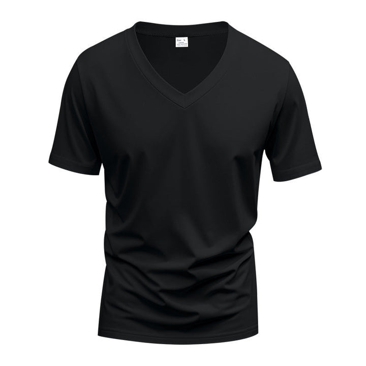 Herren Funktions-T-Shirt mit V-Ausschnitt aus atmungsaktivem Material Drune