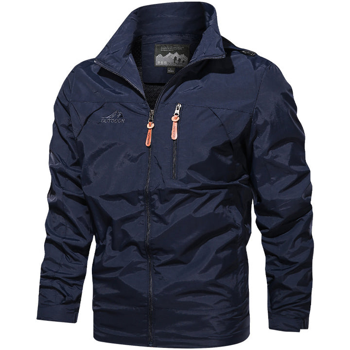 Herren Sportliche Übergangsjacke mit abnehmbarer Kapuze Drune