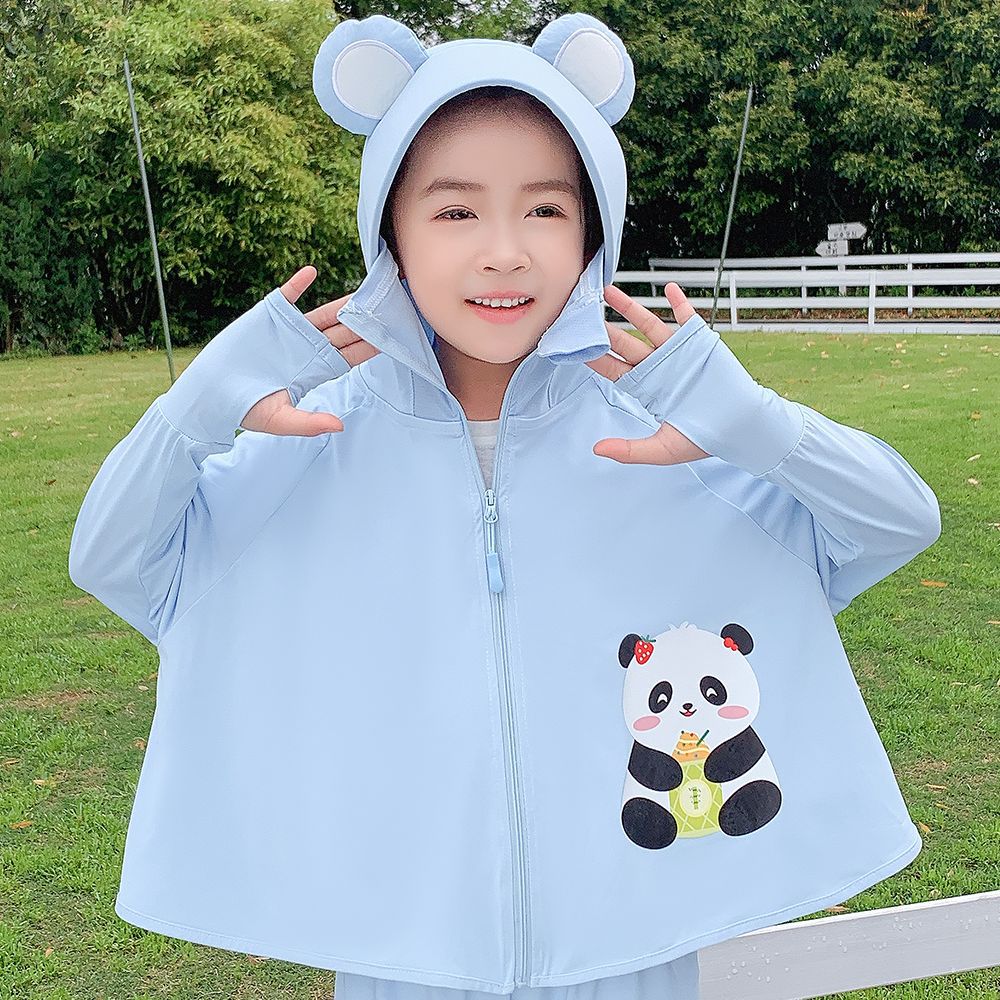 Mädchen praktische Kapuzenjacke mit tierisch verspieltem Design Drune