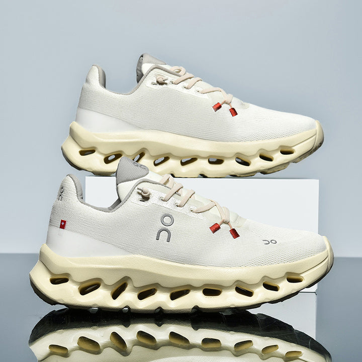 Unisex leichte Performance-Laufschuhe mit Hohlkammer-Zwischensohle und nahtlosem Strickoberteil Drune