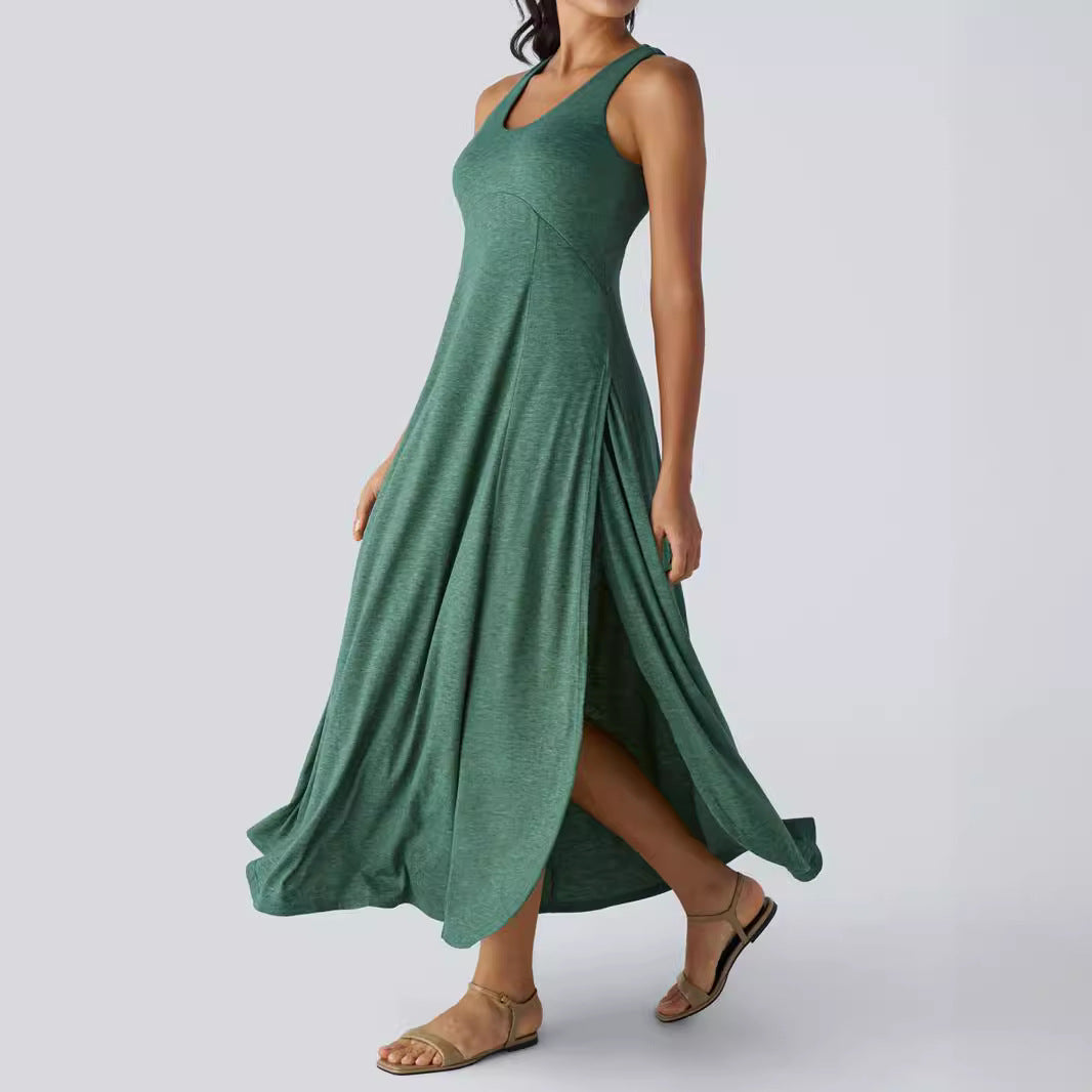 Damen Maxi-Kleid mit fließendem Schnitt und komfortablem Tragegefühl Drune