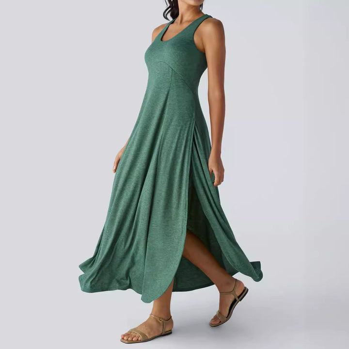 Damen Maxi-Kleid mit fließendem Schnitt und komfortablem Tragegefühl Drune