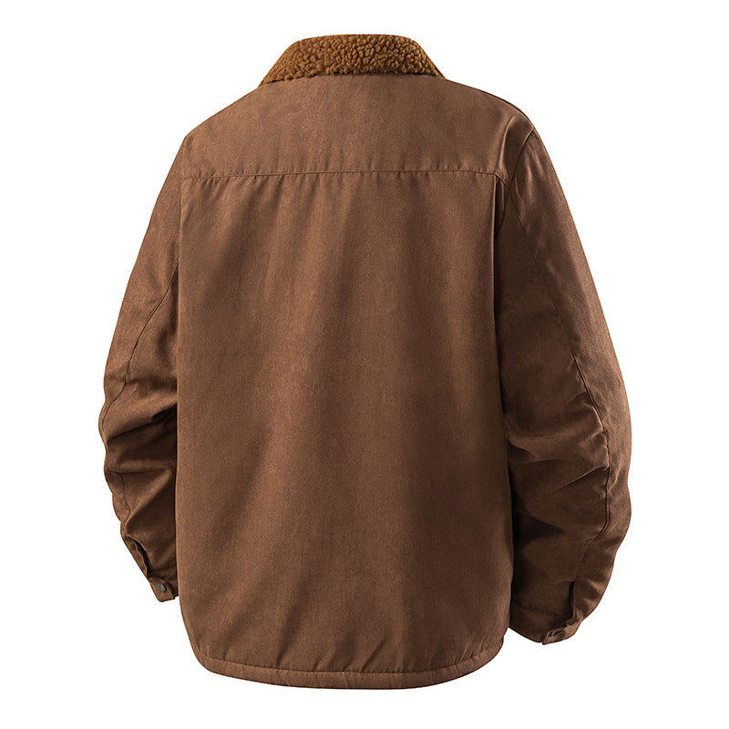 Herren Sportliche Übergangsjacke mit Fleecefutter und praktischen Taschen Drune