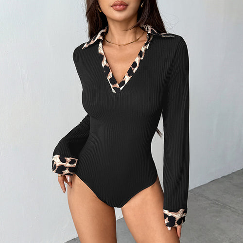 Damen Strickbody mit Tiermotiv Drune