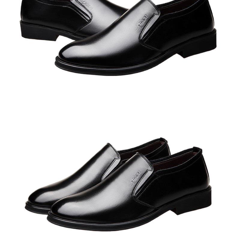 Herren Elegante und bequeme Slip-On Lederschuhe Drune