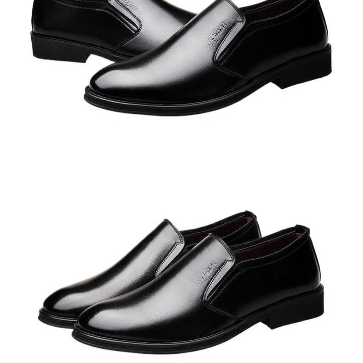Herren Elegante und bequeme Slip-On Lederschuhe Drune