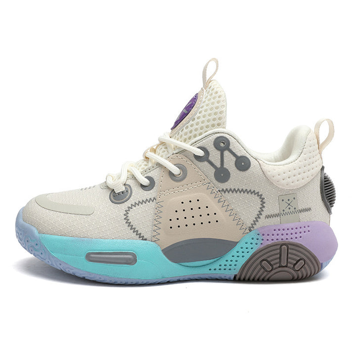 Damen Colorblock-Sneaker mit atmungsaktivem Mesh und gepolsterter Komfortsohle Drune