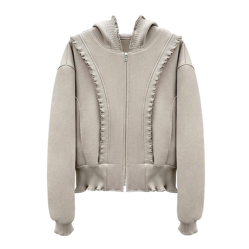 Damen Komfortable Loungehosen mit Rüschendetails Drune