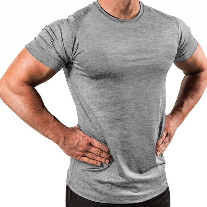 Herren Sportliches Funktionsshirt mit atmungsaktiver Textur Drune