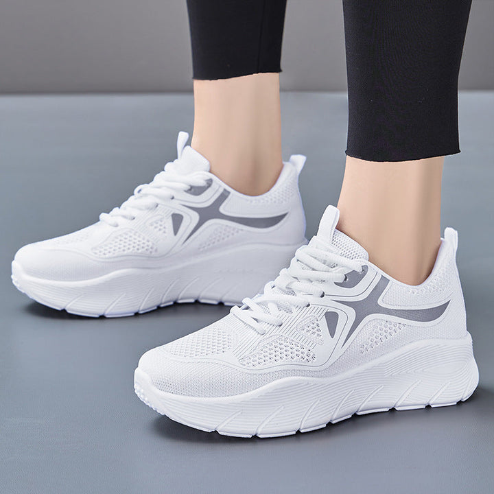 Damen Sportliche Laufschuhe mit atmungsaktivem Mesh-Obermaterial und gepolsterter Sohle Drune