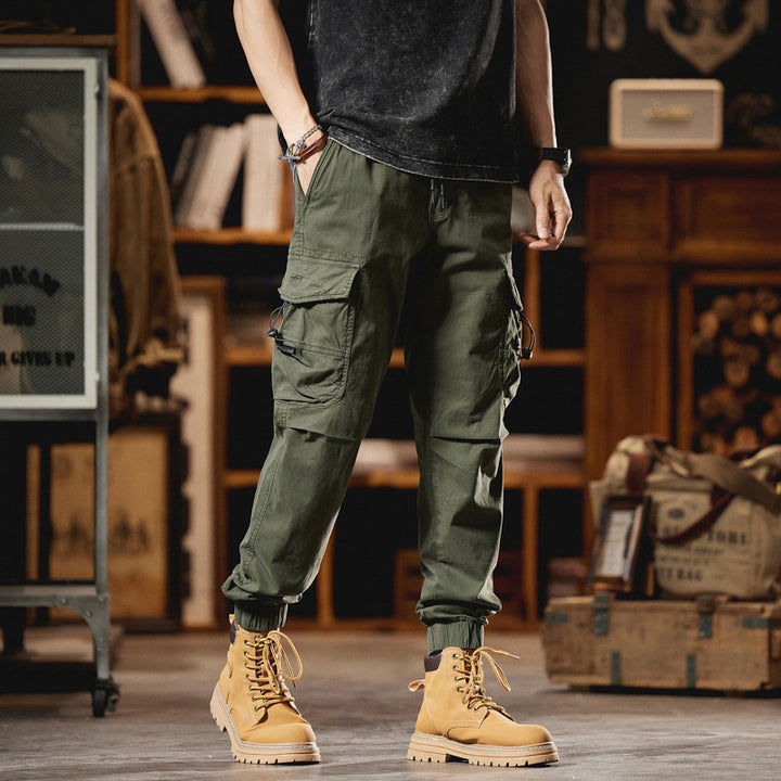 Herren Utility-Cargo-Joggerhose mit elastischem Komfortbund und Multifunktions-Taschen Drune