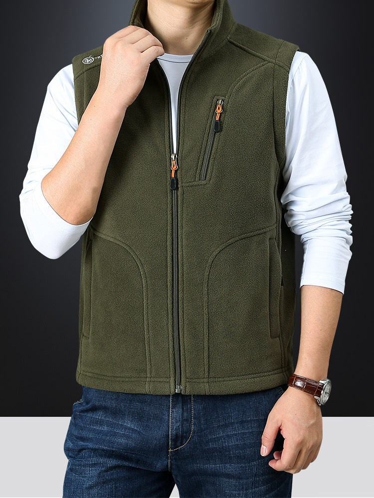 Herren Weiche Fleece-Weste Drune