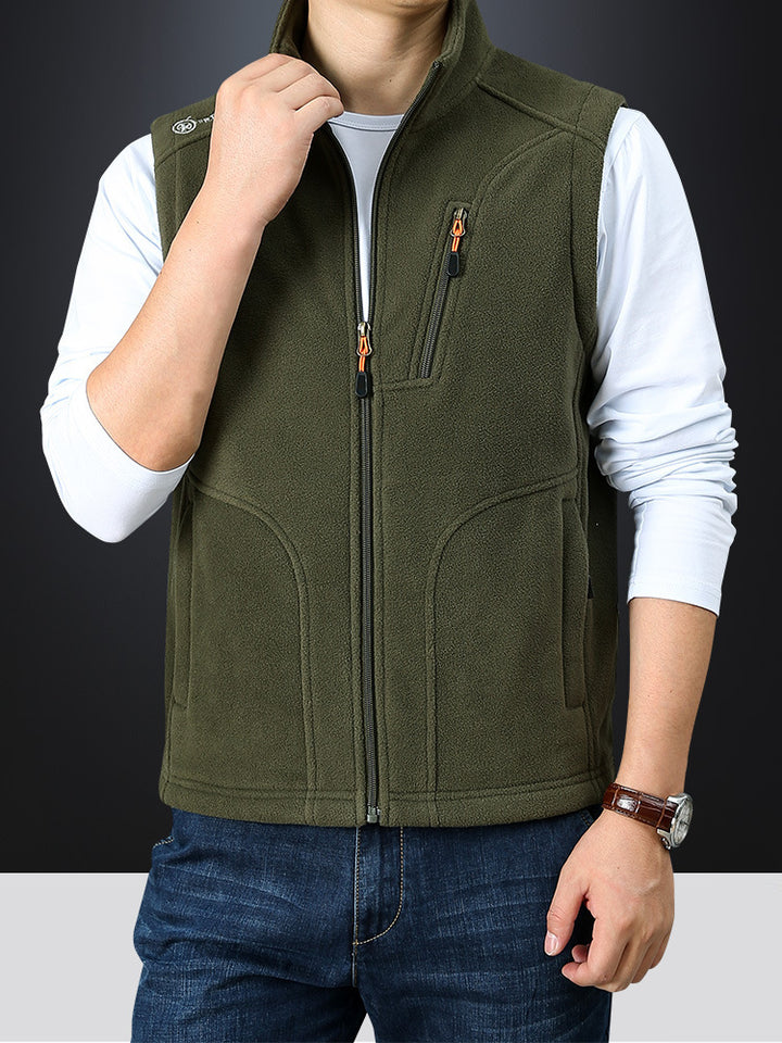 Herren Weiche Fleece-Weste Drune