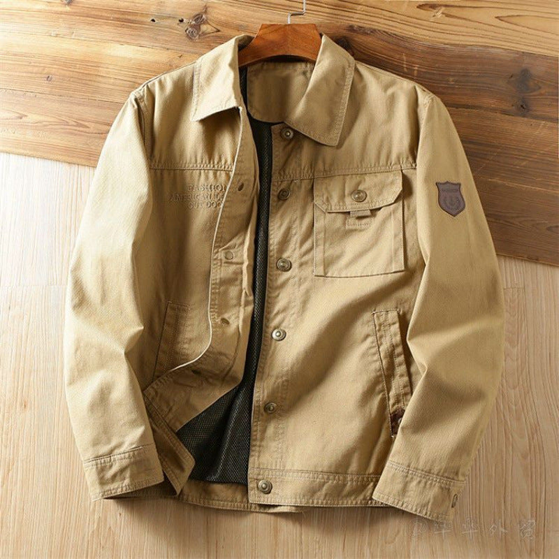 Herren Praktische Übergangsjacke mit zahlreichen Taschen Drune