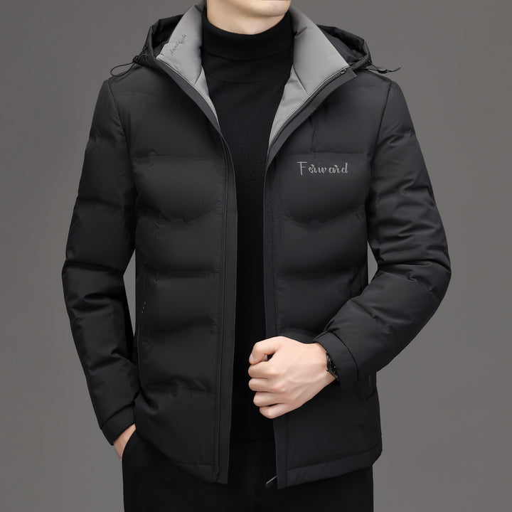 Herren Steppjacke mit Kapuze und schlanker Thermofütterung Drune