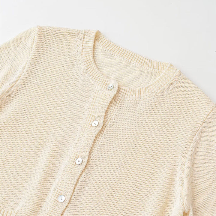 Damen Strickjacke mit Knopfdetail und praktischen Taschen Drune