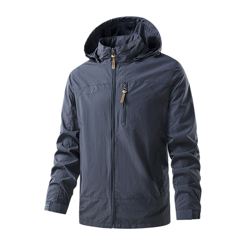Herren Leichte und wetterfeste Outdoorjacke Drune