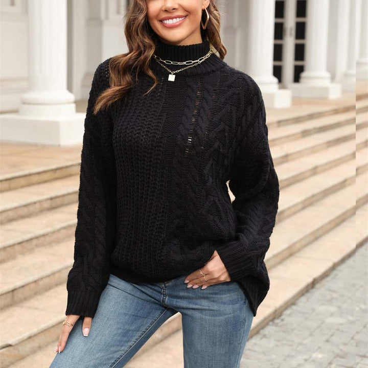 Drune | Zopfmuster Strickpullover im Klassischen Design