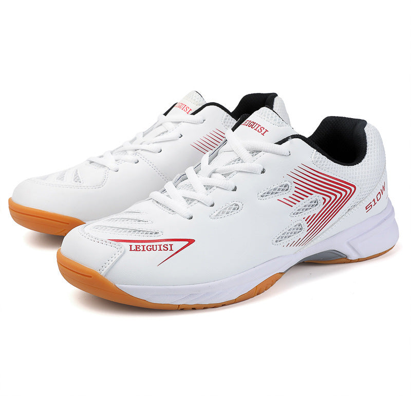 Damen Badmintonschuhe mit rutschfester Sohle und stoßdämpfender Dämpfung Drune