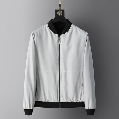 Herren Leichte Sportjacke mit zipbarem Kragen