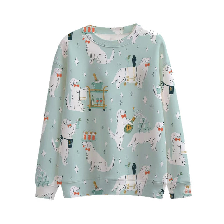 Damen Lustiger Sweatshirt mit einzigartigem Tiermotiv Drune