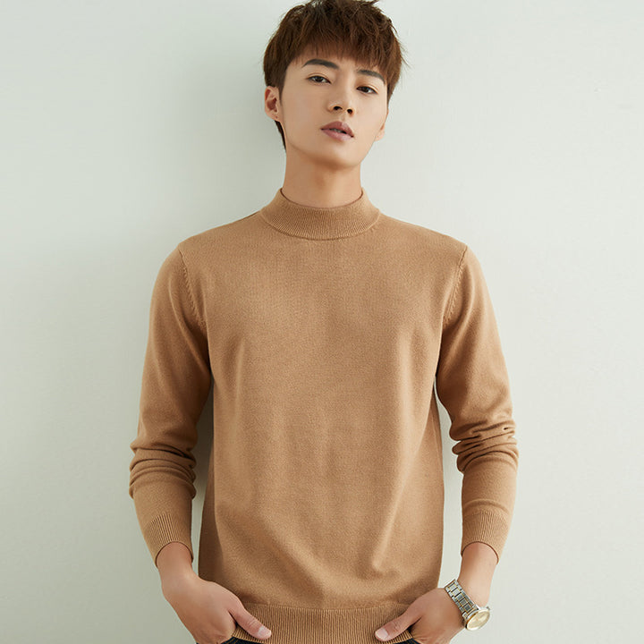 Herren Halbhoher Rollkragenpullover aus Feinstrick mit schmaler Passform Drune