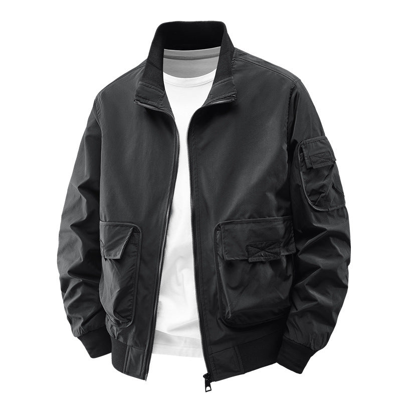 Herren praktische Bomberjacke mit Taschen Drune