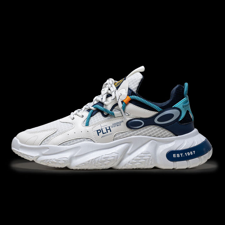 Herren Voluminöser Performance-City-Sneaker mit skulpturaler Plateausohle Drune