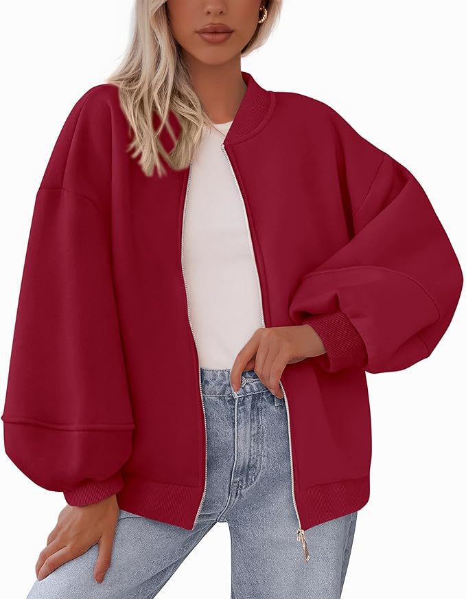 Damen Oversized Sweaterjacke Drune