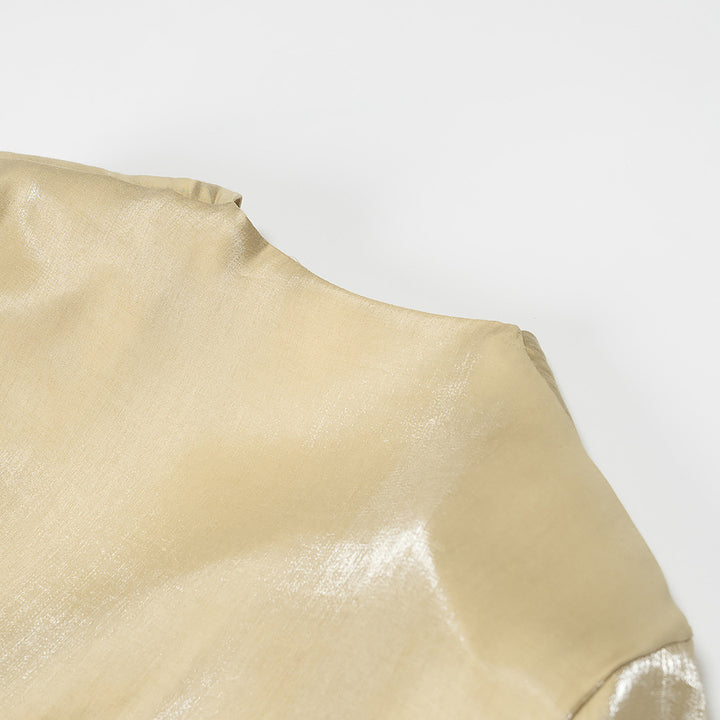 Damen nan locker fallendes Maxikleid mit tiefem V-Ausschnitt und langen Ärmeln Drune